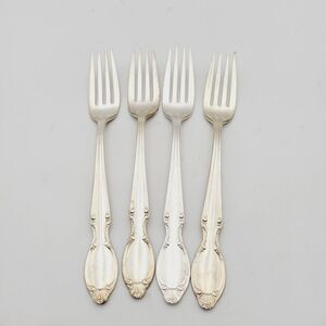 Rogers Bros International Silverplate Set 4 Dinner Forks 1959 REFLECTION 1847